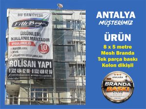 Mesh Branda Baskı